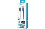 Дата кабель USB 2.0 AM to Lightning jeans Forever (T_01628)