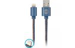 Дата кабель USB 2.0 AM to Lightning jeans Forever (T_01628)