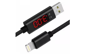 Дата кабель USB 2.0 AM to Lightning 1.0m display XoKo (SC-150i) - Фото