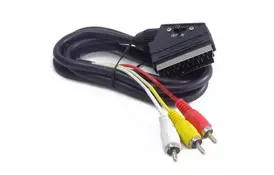 Кабель мультимедийный RCA - SCART, 1.8 m Cablexpert (CCV-519-001) - Фото