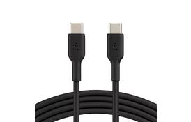 Дата кабель USB-С - USB-С, PVC, 2m, black Belkin (CAB003BT2MBK) - Фото