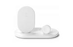 Зарядное устройство Belkin 3-in-1 Wireless Pad/Stand/Apple Watch, white (WIZ001VFWH)