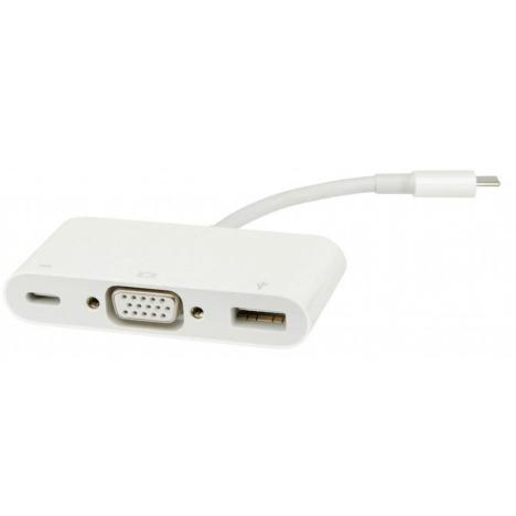 Адаптер Apple USB-C to VGA Multiport Adapter (MJ1L2ZM/A) - Фото 1