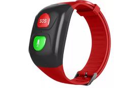 Смарт-годинник GoGPS М03 кнопка SOS black/red (M03BKRD) - Фото