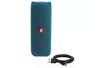 Акустическая система JBL Flip 5 Eco Edition Ocean Blue (JBLFLIP5ECOBLU)