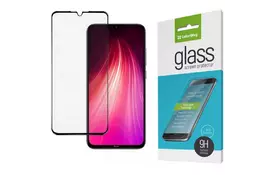 Скло захисне ColorWay 9H FC glue ColorWay Xiaomi Redmi Note 8 black (CW-GSFGXRN8-BK) - Фото