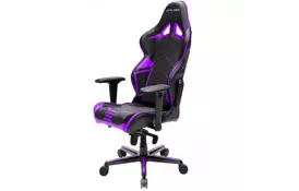 Крісло ігрове DXRacer Racing OH/RV131/NV Black/Violet (62729) - Фото