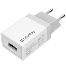 Зарядное устройство ColorWay 1USB 1A (CW-CHS011-WT)
