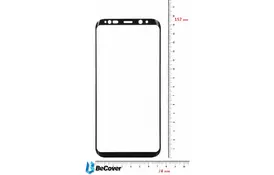 Плівка захисна BeCover Silk Screen Protector Samsung Galaxy S8 + SM-G955 Black (702968) - Фото
