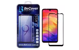 Скло захисне BeCover Full Glue &Cover Xiaomi Redmi Note 7 Black (703190) - Фото