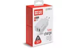 Зарядное устройство ColorWay 2USB (QC3.0 + 2.4A AUTO ID) (30W) (CW-CHS021Q-WT)