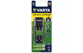 Зарядний пристрій для акумуляторів Varta Value USB Duo Charger + 2 * AAA 800mAh (57651201421) - Фото