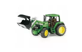 Спецтехника Bruder трактор Джон с погрузчиком 1:16 (02052) - Фото