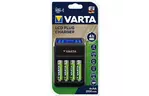 Зарядное устройство для аккумуляторов Varta LCD PLUG CHARGER +4*AA 2100 mAh (57687101441)