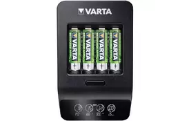 Зарядное устройство для аккумуляторов Varta LCD Smart Plus CHARGER +4*AA 2100 mAh (57684101441) - Фото