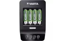 Зарядное устройство для аккумуляторов Varta LCD Ultra Fast Plus Charger +4*AA 2100 mAh (57685101441) - Фото