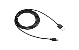 Дата кабель USB 2.0 AM to Type-C 1.8m 1A black CANYON (CNE-USBC2B) - Фото