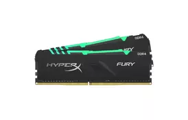 Модуль пам'яті для комп'ютера DDR4 64GB (2x32GB) 3200 MHz HyperX Fury RGB Kingston (HX432C16FB3AK2/64) - Фото