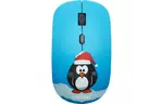 Мышка CANYON CND-CMSW400PG Wireless Black-Blue (CND-CMSW400PG)