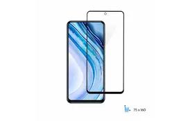 Скло захисне 2E Basic Xiaomi Redmi Note 9 Pro, 2.5D FCFG, black border (2E-MI-N9P-SMFCFG-BB) - Фото
