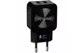 Зарядное устройство Gelius Ultra Prime GU-HC02 2USB 2.1A Black (00000074893) - Фото