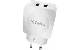 Зарядное устройство Gelius Ultra Prime GU-HC02 2USB 2.1A White (00000074894) - Фото