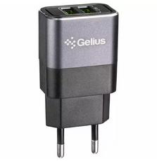 Зарядное устройство Gelius Pro Iron GP-HC05 2USB 2.1A Black/Grey (00000074889)