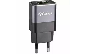 Зарядное устройство Gelius Pro Iron GP-HC05 2USB 2.1A Black/Grey (00000074889) - Фото