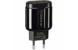 Зарядное устройство Gelius Pro Avangard GP-HC06 2USB 2.4A + Cable iPhone X Black (00000075587) - Фото