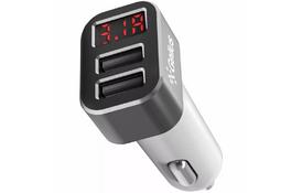 Зарядний пристрій Gelius Pro Wolt LCD GP-CC005 2USB 3.1A Black (00000079006) - Фото