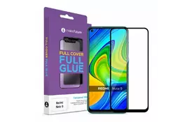 Стекло защитное MakeFuture Xiaomi Redmi Note 9 Full Cover Full Glue (MGF-XRN9) - Фото