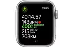 Смарт-часы Apple Watch Nike Series 5 GPS, 44mm Silver Aluminium Case with Pur (MX3V2GK/A)