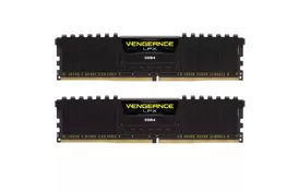 Модуль пам'яті для комп'ютера DDR4 32GB (2x16GB) 3200 MHz Vengeance LPX Black CORSAIR (CMK32GX4M2D3200C16) - Фото
