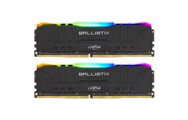Модуль пам'яті для комп'ютера DDR4 16GB (2x8GB) 3600 MHz Ballistix Black RGB MICRON (BL2K8G36C16U4BL) - Фото
