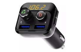 FM модулятор Grand-X 98GRX MegaBass, Bluetooth V5.0 MicroSD, 2USB , MegaBass, han (98GRX) - Фото