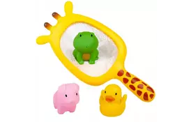 Игрушка для ванной BeBeLino Рыбалка с сачком-Жирафом (58116) - Фото