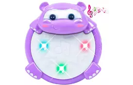Розвиваюча іграшка BeBeLino Світломузичний Барабан Бегемотик (58156) - Фото