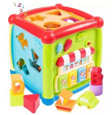 Развивающая игрушка BeBeLino Интерактивный Куб-сортер (58162)