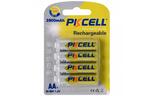 Аккумулятор PKCELL AA R6 NiMH 2800mAh * 4 (PC/AA2800-4B)