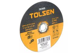Диск Tolsen відрізний по металу/нержавіючій сталі 180х1.6 * 22.2мм (76105) - Фото