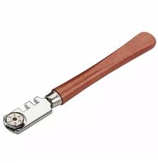 Стеклорез Tolsen 130 мм 6 резаков деревянная ручка (41030)