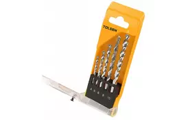 Набор сверл Tolsen кирпич/бетон 5шт 4-10мм (75459) - Фото