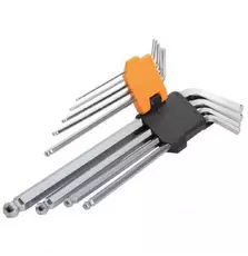 Набор инструментов Tolsen ключей Торкс з отвором 9 шт Т10-Т50 (20056)