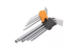 Набор инструментов Tolsen ключей Торкс з отвором 9 шт Т10-Т50 (20056) - Фото