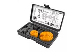 Коронка Tolsen коронок по дереву 11 предм. 19-64 мм (75865) - Фото