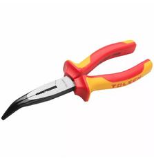 Плоскогубцы Tolsen Довгогубці діелектричні загнуті VDE 160 мм Толсен Premium (V38146)