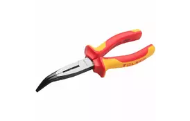 Плоскогубцы Tolsen Довгогубці діелектричні загнуті VDE 160 мм Толсен Premium (V38146) - Фото