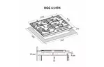 Варочная поверхность PERFELLI HGG 61494 WH