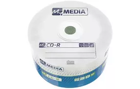 Диск CD MyMedia CD-R 700Mb 52x MATT SILVER Wrap 50 (69201) - Фото