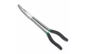 Плоскогубцы TOPTUL удлиненные прямые изогнутые 280мм (угол 45°) (DFAH1211) - Фото